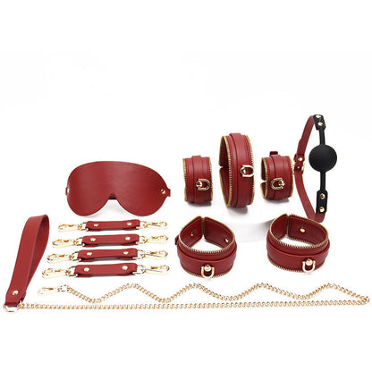 Enthralling Intimacy Toolkit with Metallic Zipper Frame by Foreplay Fashion